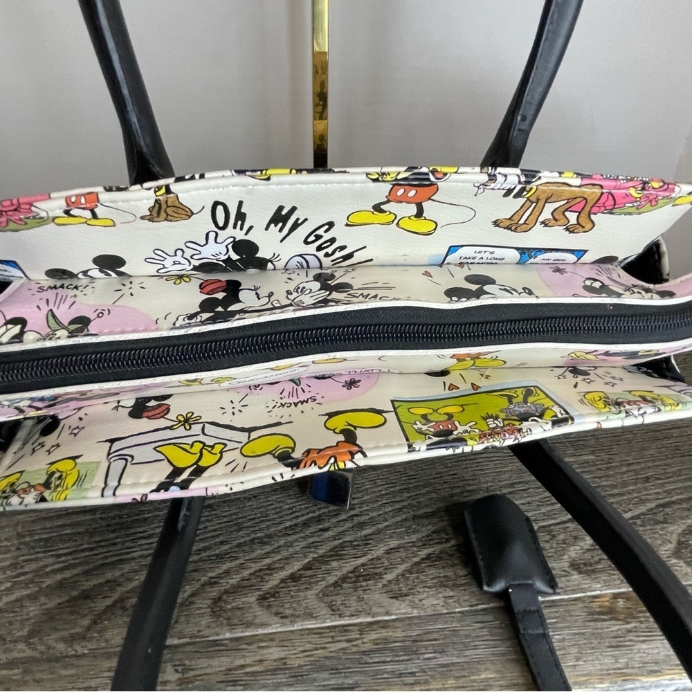 Disney Mickey Mouse Comic Print Handbag Shoulder bag. Used. Rare. - Picture 12 of 14